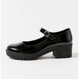 Urban Outfitter Daria Treaded Mary Jane. Size 9. Black.